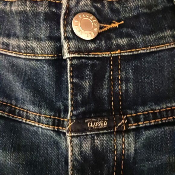 Closed Denim Blue Jeans, Size 25, Made in Italy - Picture 5 of 9